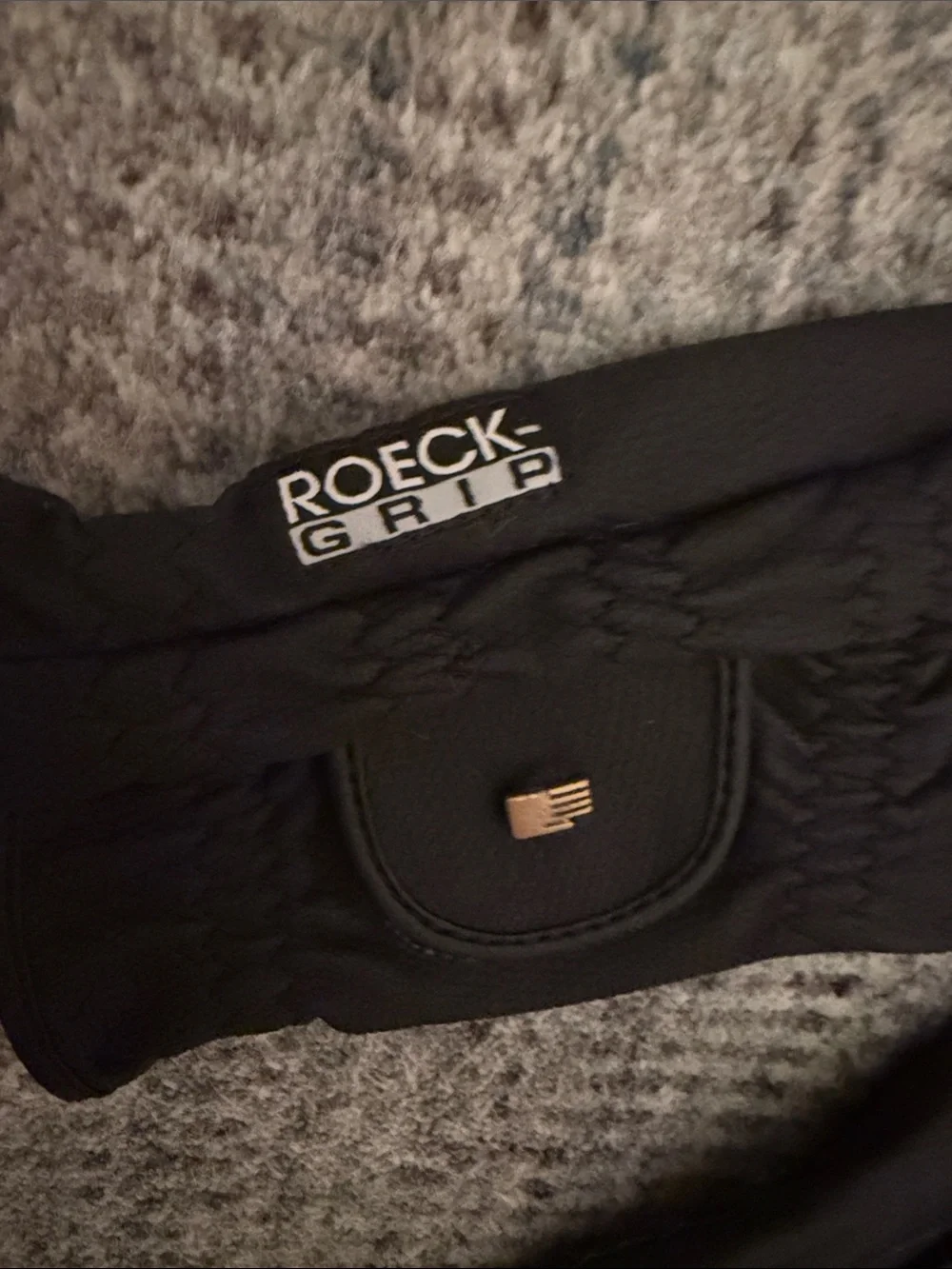 Roeckl Black Riding Gloves Size 8 - Brand New Never Worn